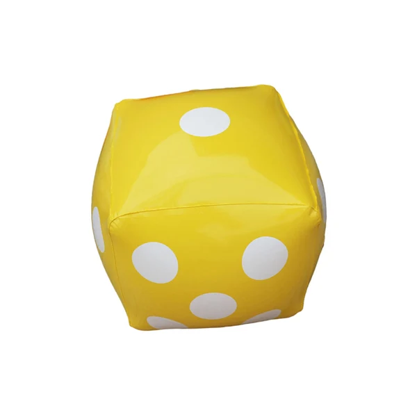 Durable Maxbell Giant Inflatable Dice Toys Jumbo Inflatable Dice for Stage Prop Party Favors Yellow Modern