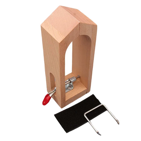 Solid Maxbell Leather Stitching Holder Wooden Adjustable Rotation DIY Tool for DIY Leather Selected