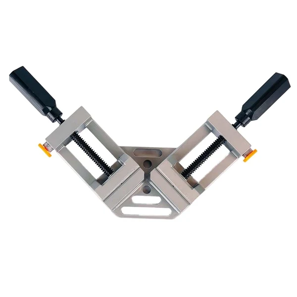 Crafted Maxbell Corner Clamp Adjustable Jaw Right Angle Clip for Cabinet Picture Frame dual handle Green