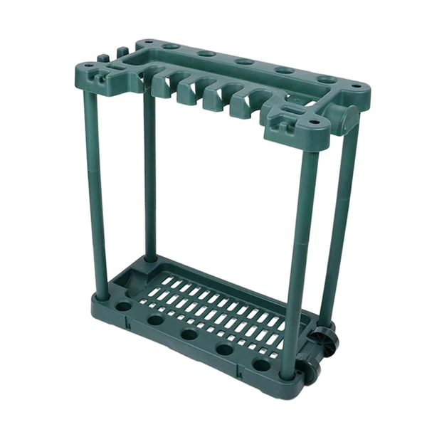 Original Design Maxbell Garden Tool Organizer Utility Rack Shovel Rakes Hanger Storage Cart for Lawn Fine