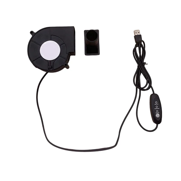 Secure Maxbell BBQ Blower 5V Fire Stove Fan Grills Fan for Camping Cooking Accessories USB Adjustable Set B Professional