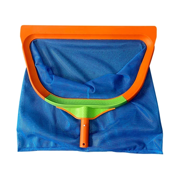 Smart Maxbell Pool Leaf Skimmer Net Fast Cleaning Durable Swimming Leaf Rake Cleaning Tool orange deep net Minimalist