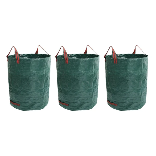 Fine Crafted Maxbell 3 Pieces 132 gallons Collapsible Leaf Basket Bags for Collecting Leaves Pool Responsible