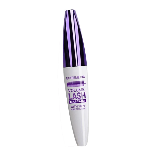 Relaxed Maxbell 5D Silk Fiber Lash Mascara Lengthening Thickening Waterproof Eyelash Mascara Black Solid