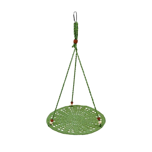 Green Maxbell Reptile Hammock Swing Hanging Bed Habitat Summer for Birds Leopard Gecko green Convenient