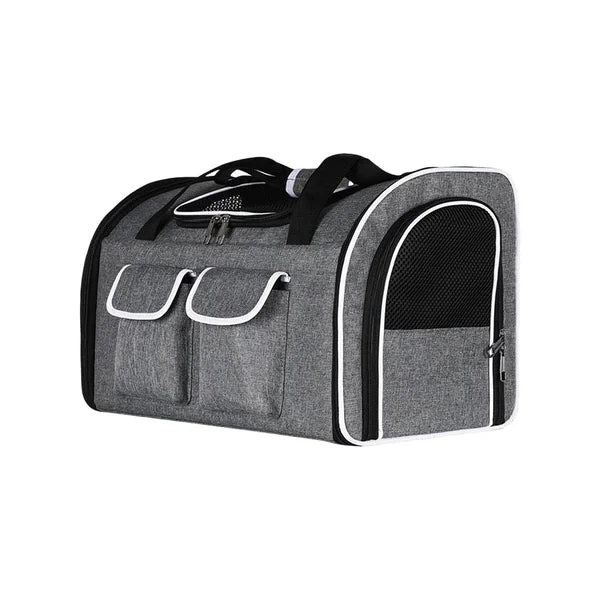 Flexible Maxbell Pet Cat Carrier Backpack Portable Dog Carrier Backpack for Traveling Camping Gray Durable