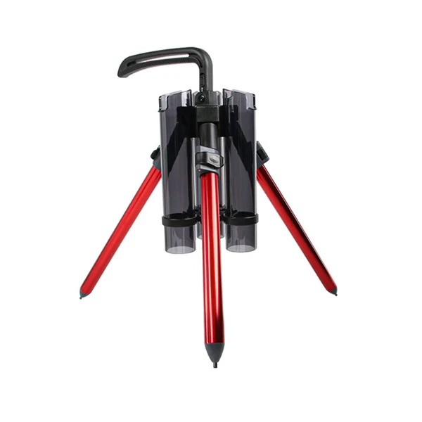 Flexible Maxbell Fishing Rod Tripod Bracket Lightweight Stand Holder Rack for Ship Boat red long Fashionable