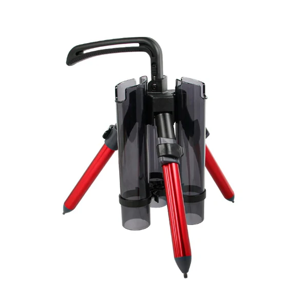 Premium Maxbell Fishing Rod Tripod Bracket Lightweight Stand Holder Rack for Ship Boat red short High-End