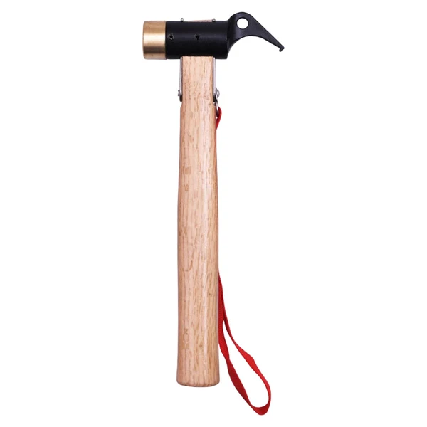 Next-Generation Maxbell Tent Stake Hammer with Wooden Handle Accs Nails Puller for Traveling Outdoor Long-Lasting