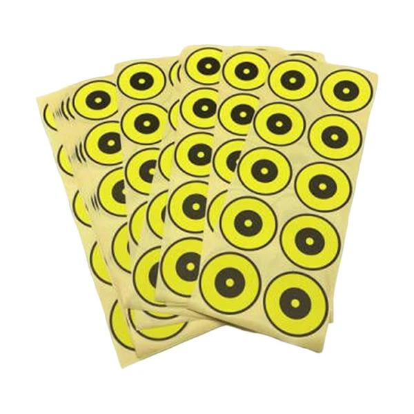 User-Friendly Maxbell Splatter Targets Reactive Paper Target Stickers for Archery Training Outdoor Yellow Natural