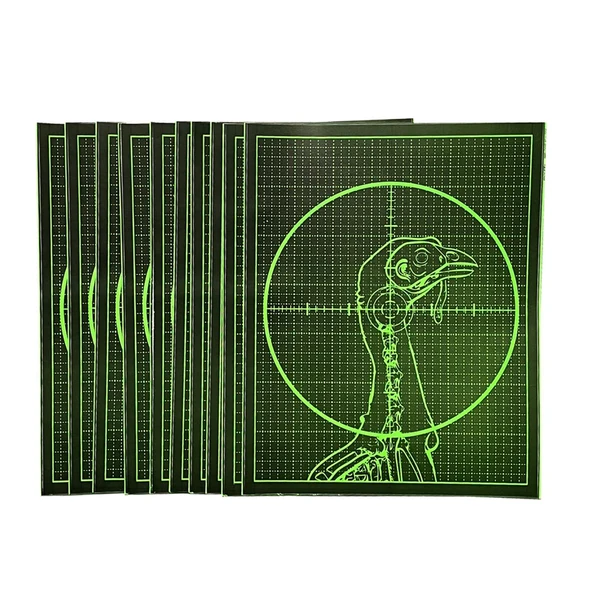 Efficient Maxbell 10 Pieces Target Stickers Splatter Paper Targets Highly Visible for Training Reusable