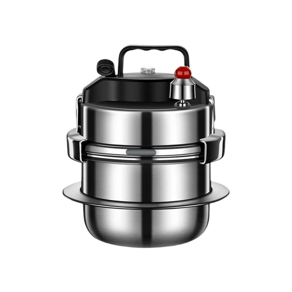 User-Friendly Maxbell Stainless Steel Pressure Cooker Quickly Cooking Cooker for Kitchen 1.6L Non stick Functional