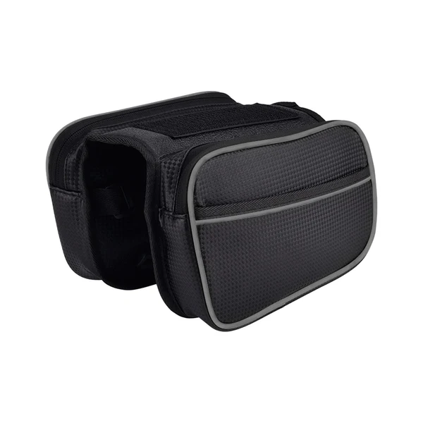 Crafted Maxbell Bike Bag Detachable Waterproof Bike Pannier Portable Bicycle Front Frame Bag Style A Black Breathable