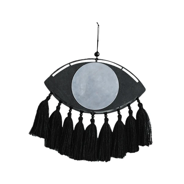 Consistent Maxbell Maxbell Wall Decor Macrame Hanging Wall Mirror for Home Bedroom Entryways Professional