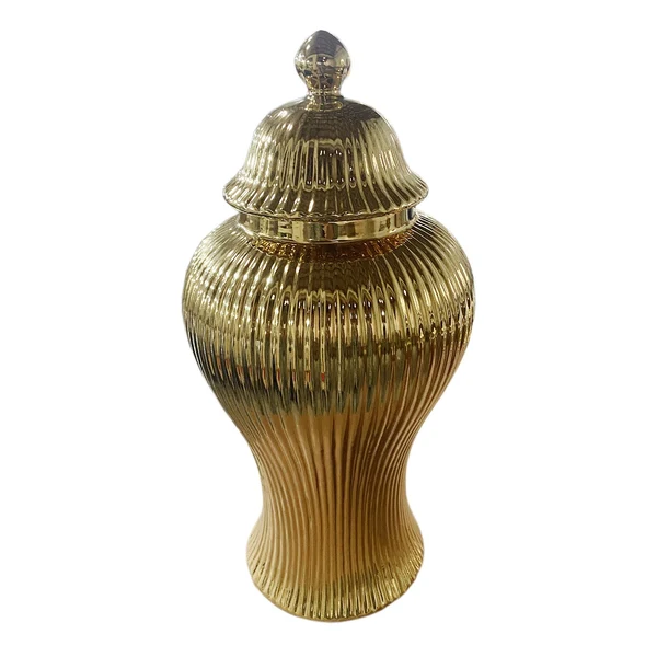 Green Maxbell Porcelain Ginger Jar Tea Tin Storage Jar Decorative Ceramic Flower Vase L Outstanding