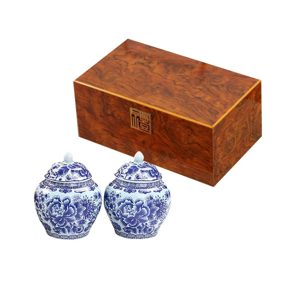 High-End Maxbell Porcelain Ginger Jars Storage Jar Sealed Bud Vase Desktop Floral Arrangement Easy-to-Use