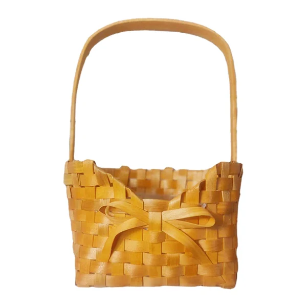 Dependable Maxbell Flower Storage Basket Romantic Wood Storage Basket for Wedding Party Bedroom Advanced