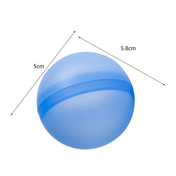 Practical Water Balloon Outdoor Water Ball Silicone Self Sealing Water Ball Reusable Blue Original