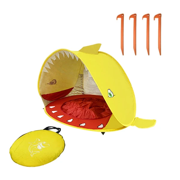 Smooth Maxbell Beach Tent with Baby Pool Shade for Picnic Summer yellow Powerful