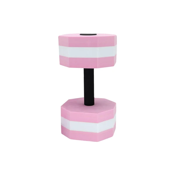 Environmentally Friendly Maxbell Aquatic Dumbbell EVA Water Dumbbell for Pool Water Aerobics Workouts Pink Unique