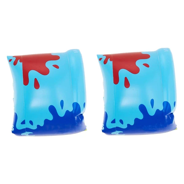 Smart Maxbell Swimming Arm Rings Pool Inflatable Swim Arm Bands for Adults Child Men Women Blue Round Next-Generation