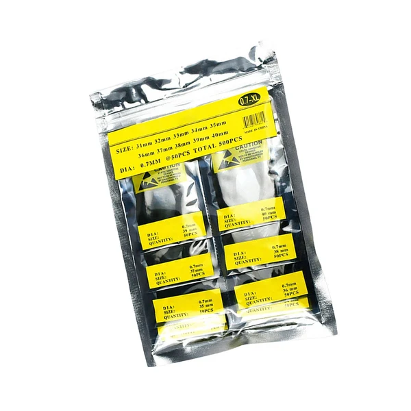 Natural Maxbell 500 Pieces Watch Back Gasket Repair Parts 0.7mm Rubber Seal Washer 31mm-40mm High-Performance