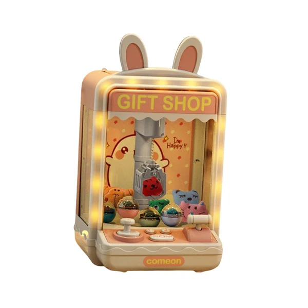 Stylish Maxbell Play Game Birthday Gift Durable with 10 Dolls Stable Claw Machine for Adults B Luxury