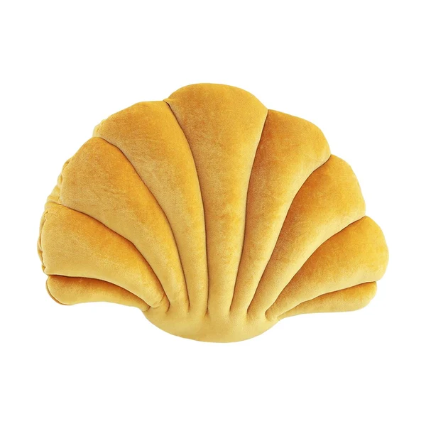 Elegant Maxbell Seashell Decorative Pillow shell Pillow Throw Pillow Birthday Gift Cute Yellow High-End