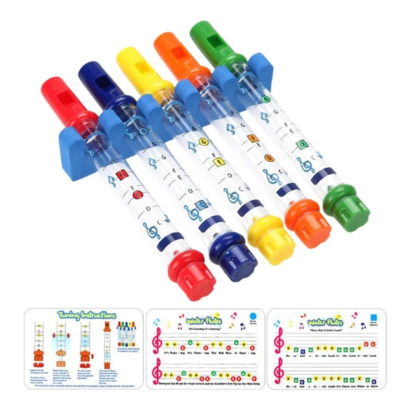 Fine Crafted Maxbell Water Flutes Lightweight Toddler Bath Toys for Boys Girls Children Beginners Easy-to-Use