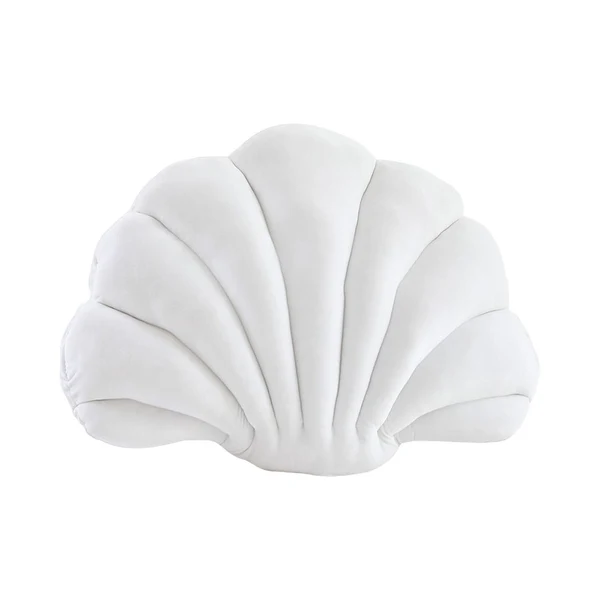 Next-Generation Maxbell Seashell Decorative Pillow shell Pillow Throw Pillow Birthday Gift Cute White Fast