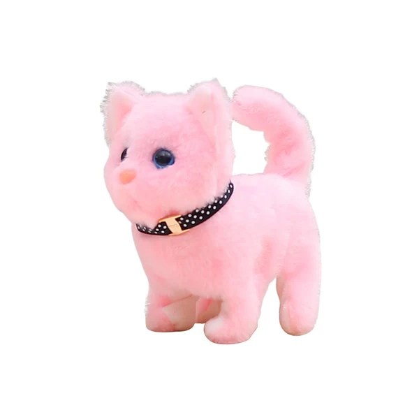 Relaxed Maxbell Electronic Cat Interactive Cuddly Plush Animal Cat Toy for Kids Toy Safe