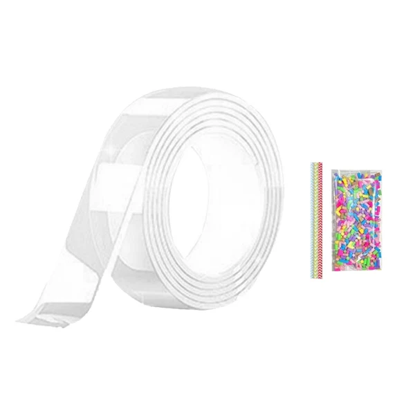 Classic Maxbell Blow Bubbles Double Sided Tape Removable Mounting Tape Transparent Nano Tape Style C Refined