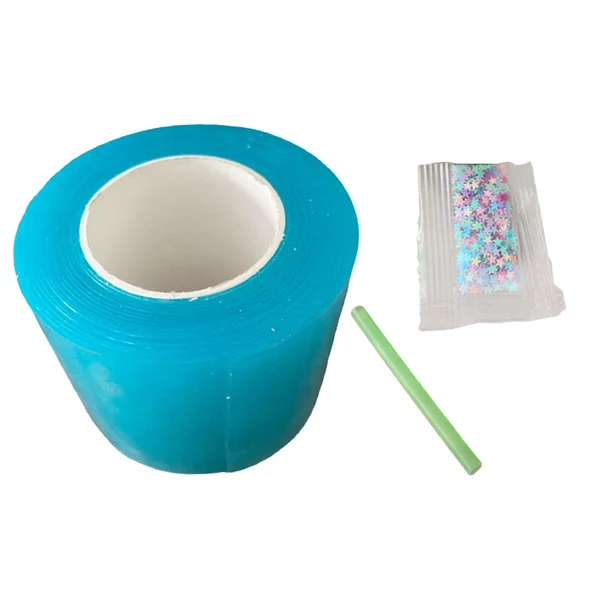 Trendy Maxbell Nano Mounting Tape Household Mounting Tape for Educational Toy Handmade Ball 1mmx4.5cmx1m blue Environmentally Friendly