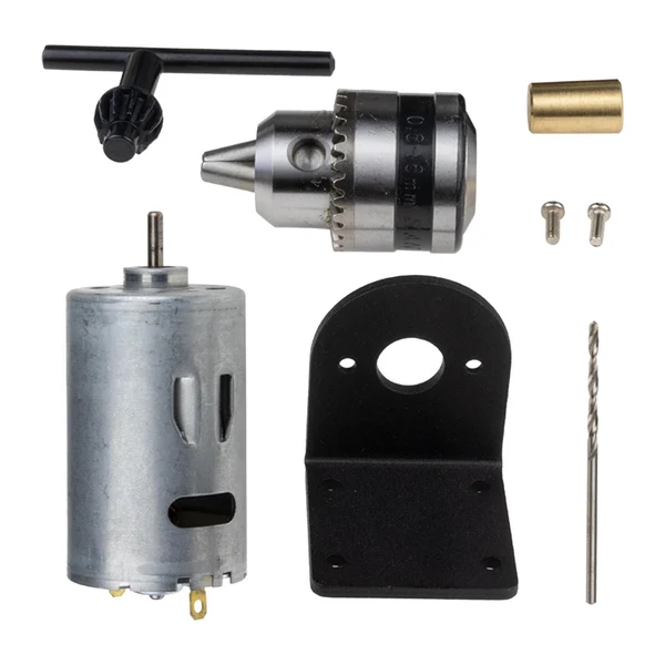 Recyclable Maxbell DC Motor Lathe Press 555 Motor Tools Micro drill bit Supplies for Cardboard Set A Traditional