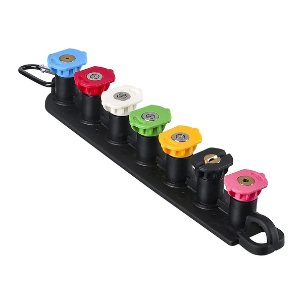 Unique Maxbell Pressure Washer Tips Accessory for Cleaning Pressure Washer Spray Nozzle Set 7 Hole Base Exceptional