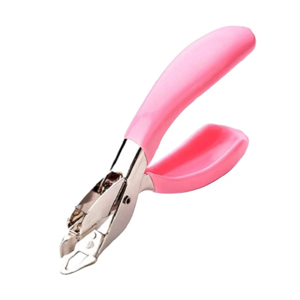 Soft Maxbell Staple Remover Tool Mini Hand Tools Working Worker Office Pull Out Extractor Pink Healthy