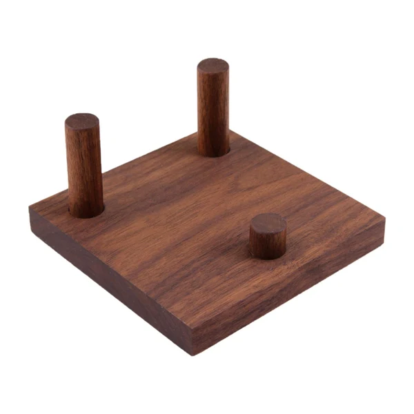 Casual Maxbell Wooden base rocks Display Holder Wood for show Display Home Shop Window large Breathable