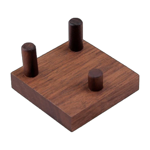 Healthy Maxbell Wooden base rocks Display Holder Wood for show Display Home Shop Window small Stylish