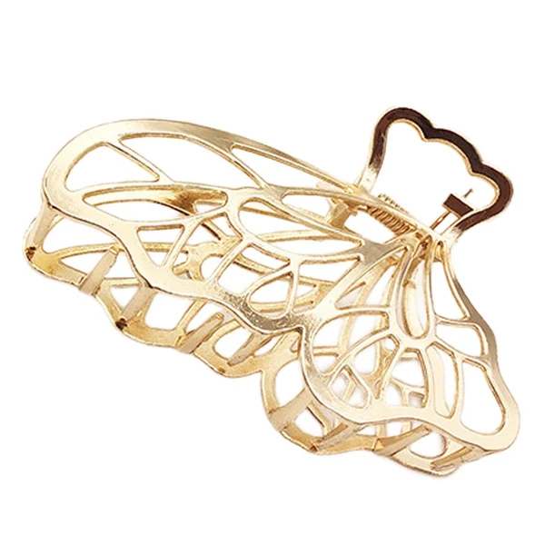 Enhanced Maxbell Hair Claw Clip Elegant Casual Gifts Hair Clips for Girlfriend Daughter Women M Butterfly 7.8cm Easy-to-Use