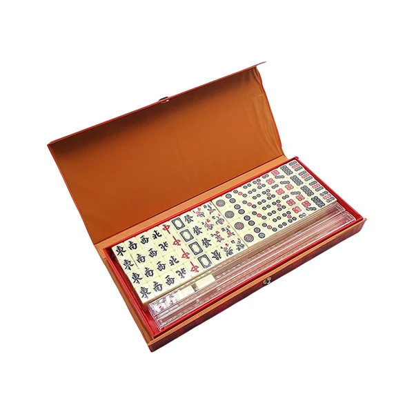 Convenient Maxbell Travel Mini Mahjong Set Chinese Mahjong Set Single Mahjong 2x1.4x1cm Durable Flexible