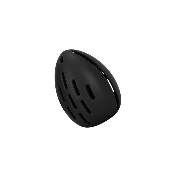 Contemporary Maxbell Travel Makeup Sponge Holder Shatterproof Hollow Out on Both Sides Breathable Black Convenient