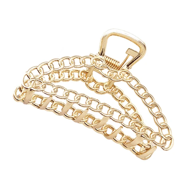 Recyclable Maxbell Hair Claw Clip Elegant Casual Gifts Hair Clips for Girlfriend Daughter Women M Chain 7cm Long-Lasting