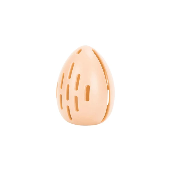 Easy-to-Use Maxbell Travel Makeup Sponge Holder Shatterproof Hollow Out on Both Sides Breathable Beige Fashionable