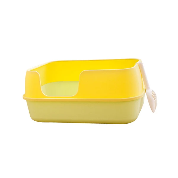 Breathable Maxbell Cat Litter Boxes for Indoor Cats High Sides Tall Detachable Kitty Litter Box Green Convenient
