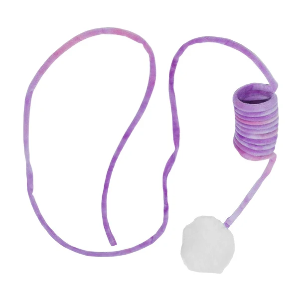 Enhanced Maxbell Hanging Ball Cat Toy Self Play Plush Ball Kitten Teaser Door Hanging Cat Toy Violet Smart