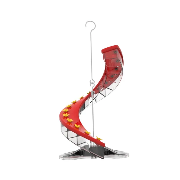 Comfortable Maxbell Ladder Bird Feeders Clear Reusable Leakproof Hummingbird Feeder for Outdoors Single Size Smart