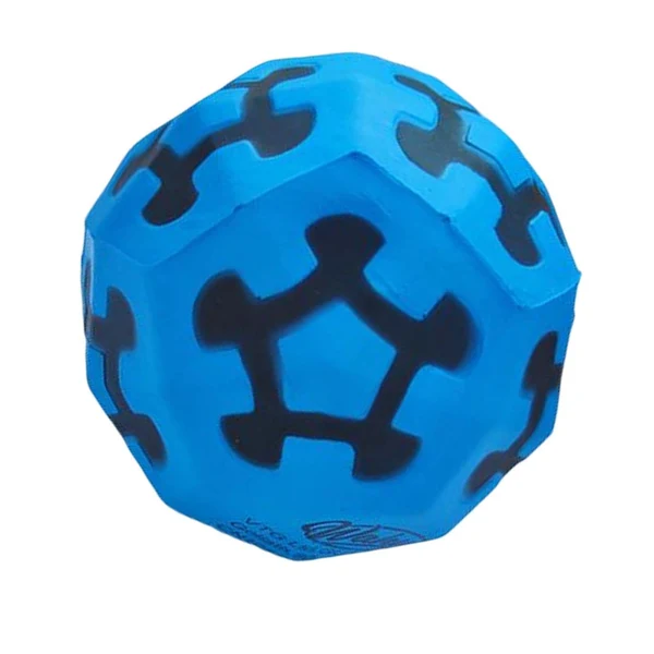 Comfortable Maxbell Interactive Dog Ball Toy Pet Chew Toys Durable Dog Puzzle Teething Toys Ball blue Premium Material