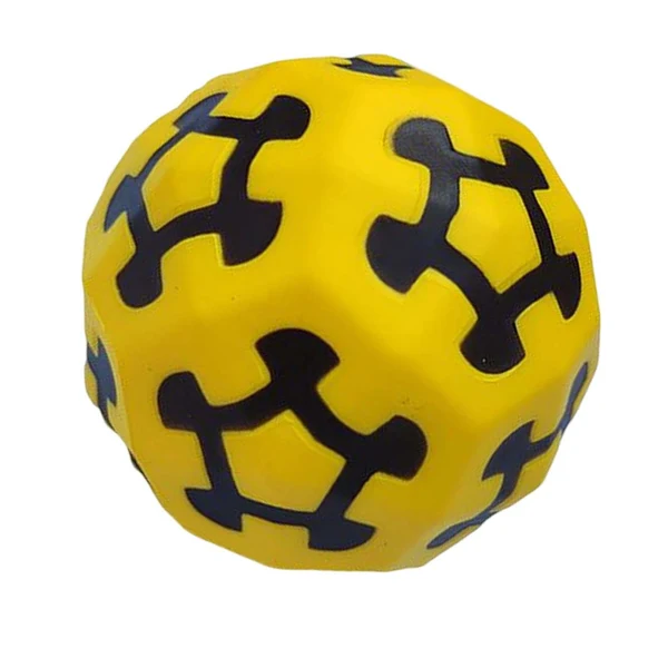 Contemporary Maxbell Interactive Dog Ball Toy Pet Chew Toys Durable Dog Puzzle Teething Toys Ball yellow Lightweight