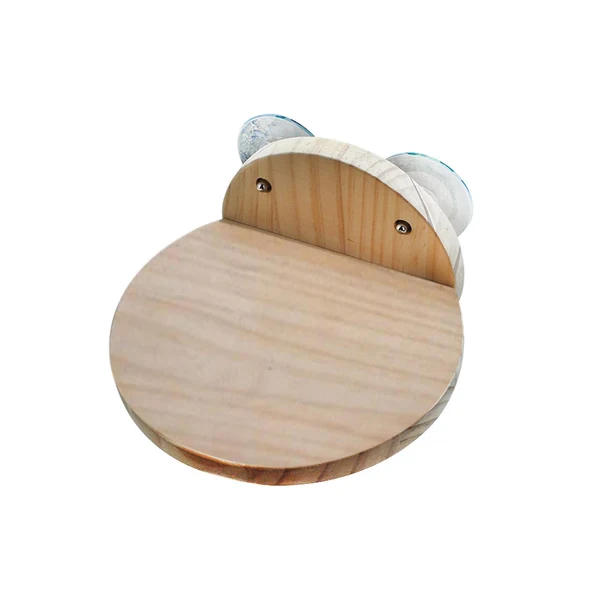 Durable Maxbell Cat Climbing Shelf Perch Wood for Furniture Cats Activity Center Resting Suction Cup Consistent
