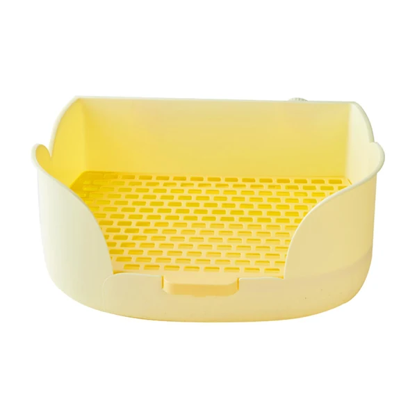 Next-Generation Maxbell Pet Toilets Potty Trainer Galesaurs Hamster Indoor Ferret Rabbits Litter Box Yellow User-Friendly